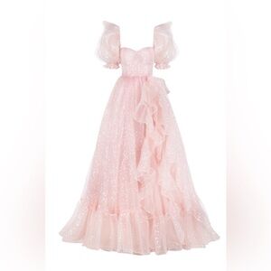 Size 1XL Rose Pink Sparkling Bloom Gown Selkie